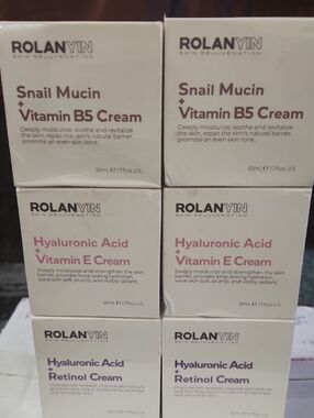Snail Mucin Vitamin BHyaluronic Acid + Vitamin E Cream Hyyraluronic Acid Retinol
